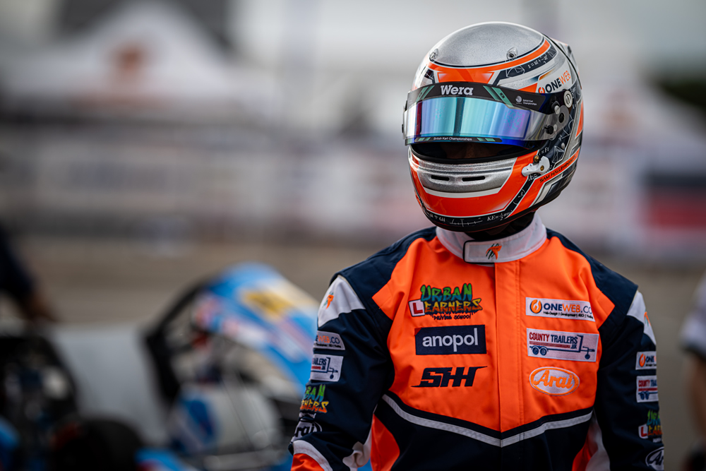 Urban Learners sponsor kart racer